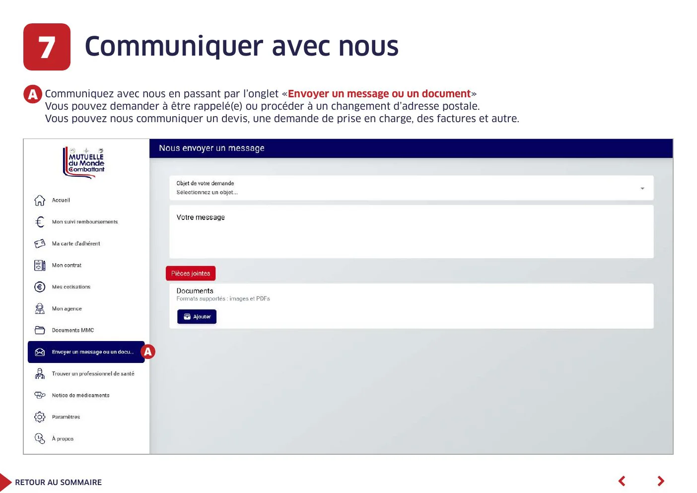 Communiquer avec nous